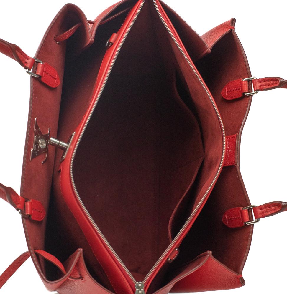 Donna LOUIS VUITTON, Lockmeto in pelle rossa in vendita
