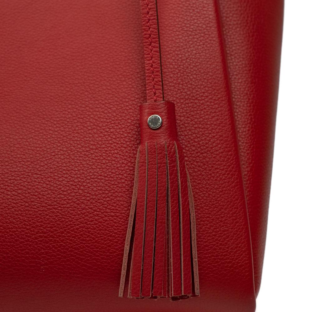 LOUIS VUITTON, Lockmeto in pelle rossa in vendita 4