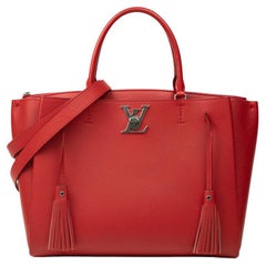 LOUIS VUITTON, Lockmeto in red leather
