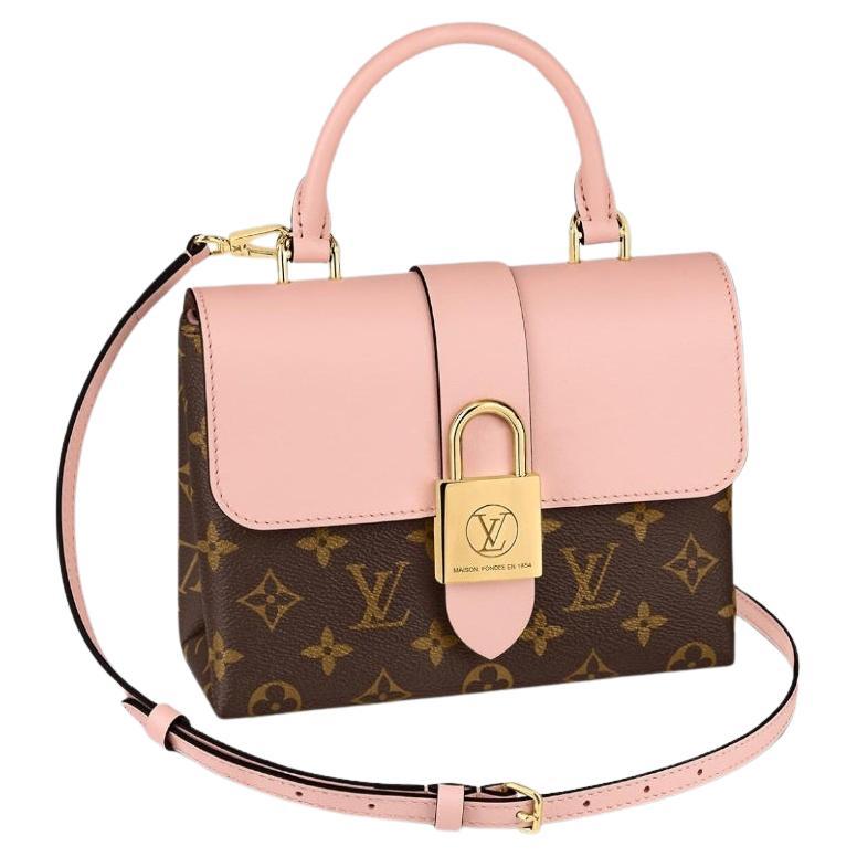 Louis Vuitton Locky BB Bag Dusty Pink Coated Monogram Canvas And Calfskin