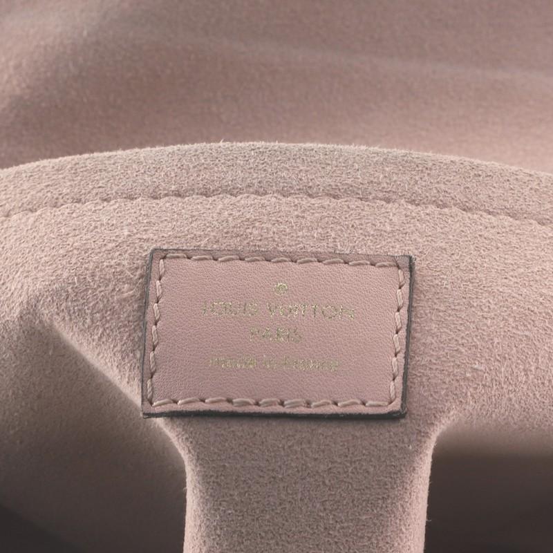 Louis Vuitton Locky Handtasche Monogramm Segeltuch mit Leder BB 5