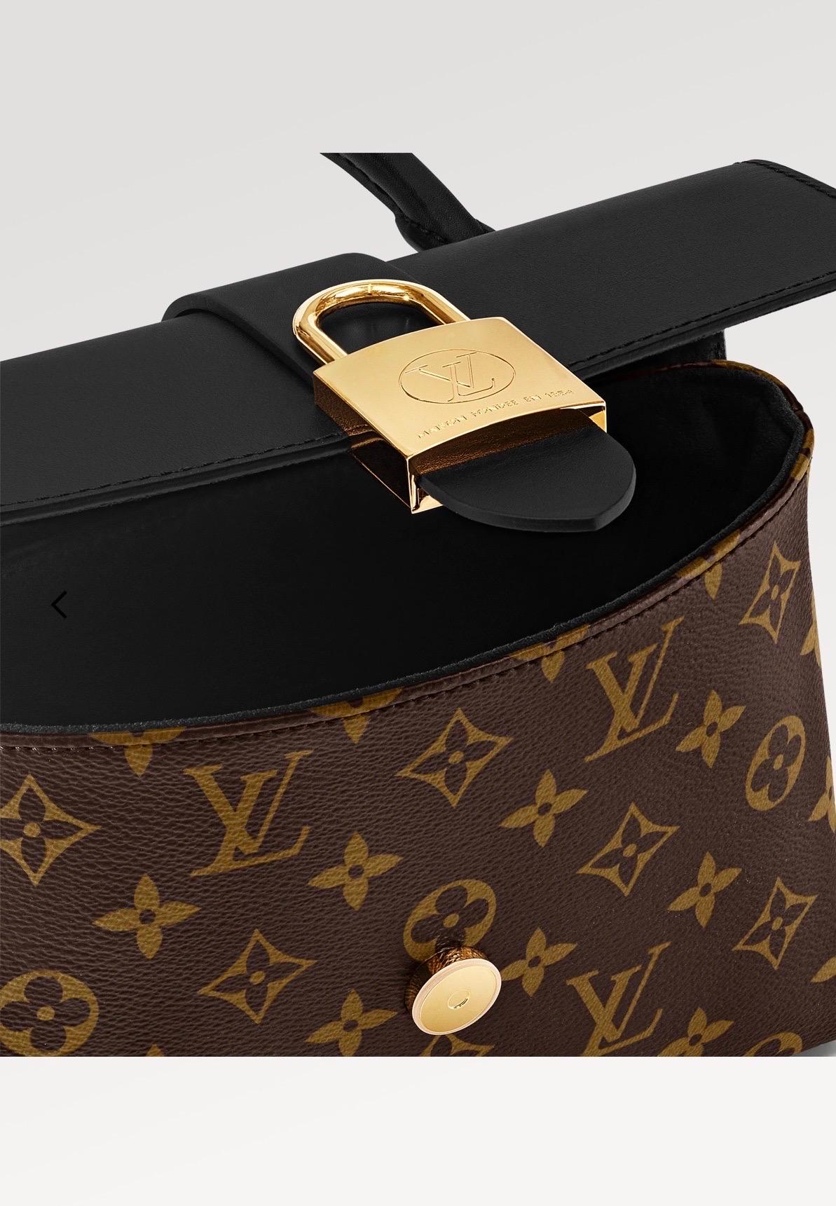 Louis Vuitton Locky Handbag Monogram Canvas with Leather BB 6