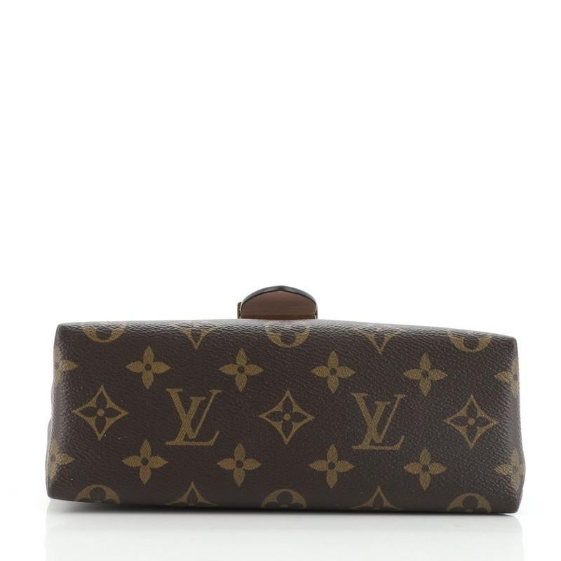 Louis Vuitton Locky Handtasche Monogramm Segeltuch mit Leder BB im Zustand „Gut“ in NY, NY