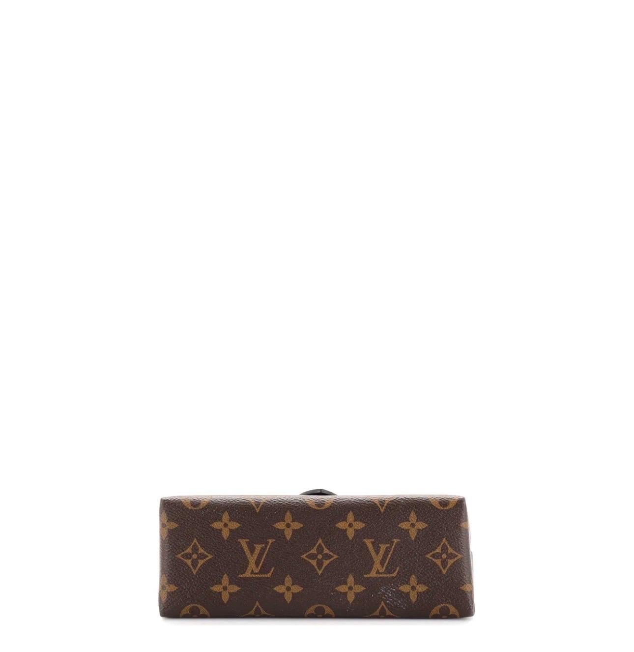 Women's Louis Vuitton Locky Handbag Monogram Canvas with Leather BB
