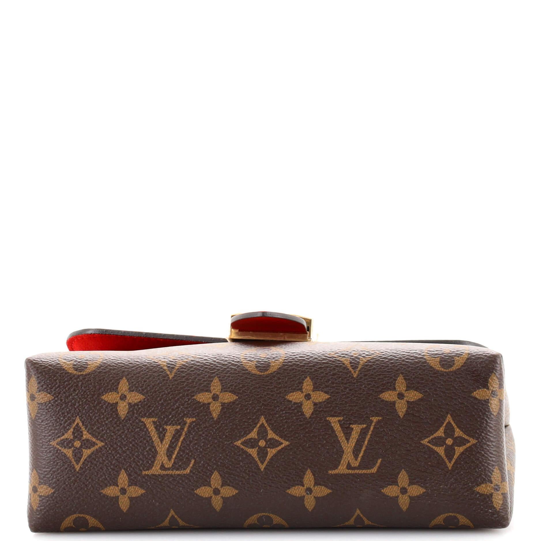 Women's or Men's Louis Vuitton Locky Handbag Monogram Canvas with Leather BB