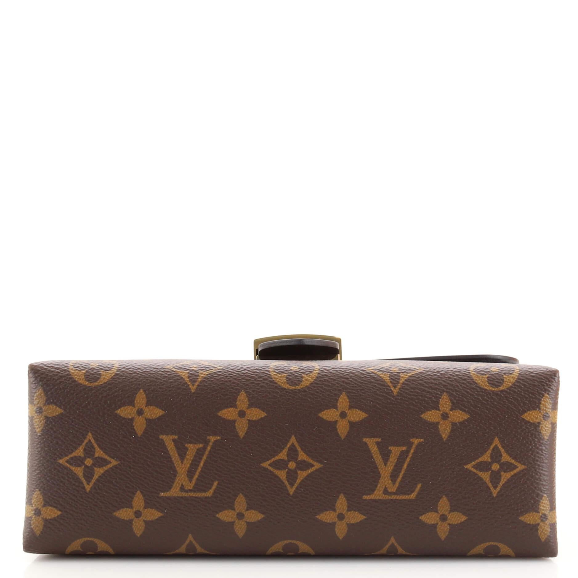 Louis Vuitton Locky Handbag Monogram Canvas with Leather BB 1