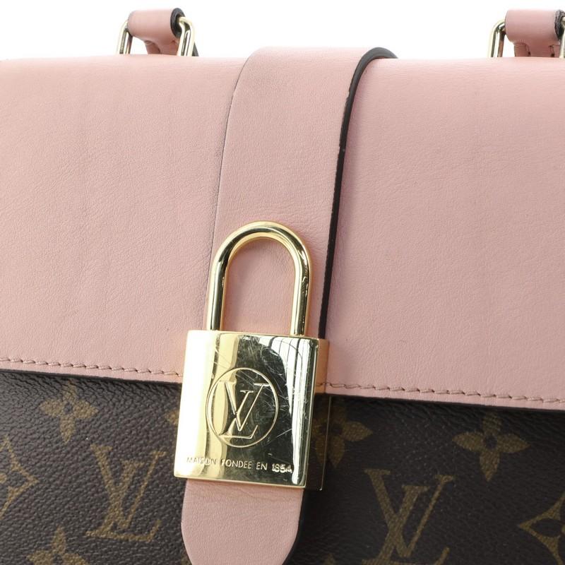 Louis Vuitton Locky Handtasche Monogramm Segeltuch mit Leder BB 1