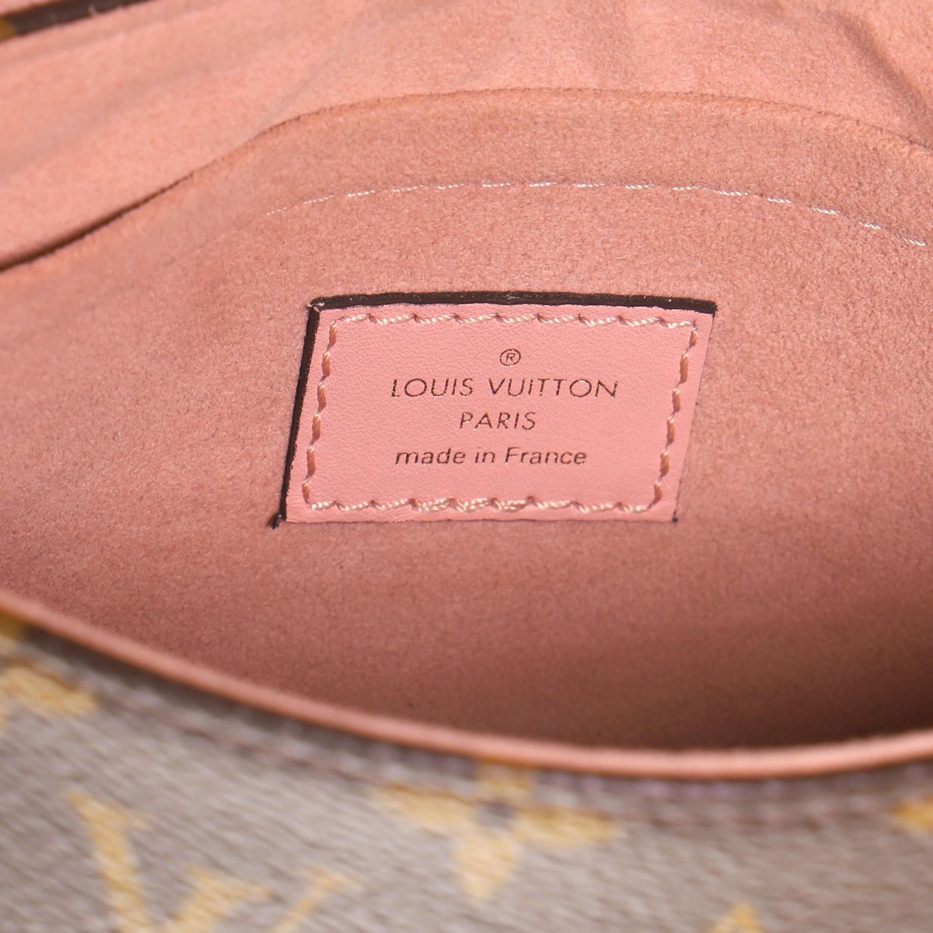 Louis Vuitton Locky Handbag Monogram Canvas with Leather BB In Good Condition In NY, NY