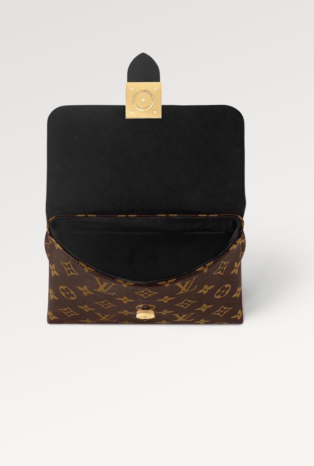 Louis Vuitton Locky Handbag Monogram Canvas with Leather BB 3