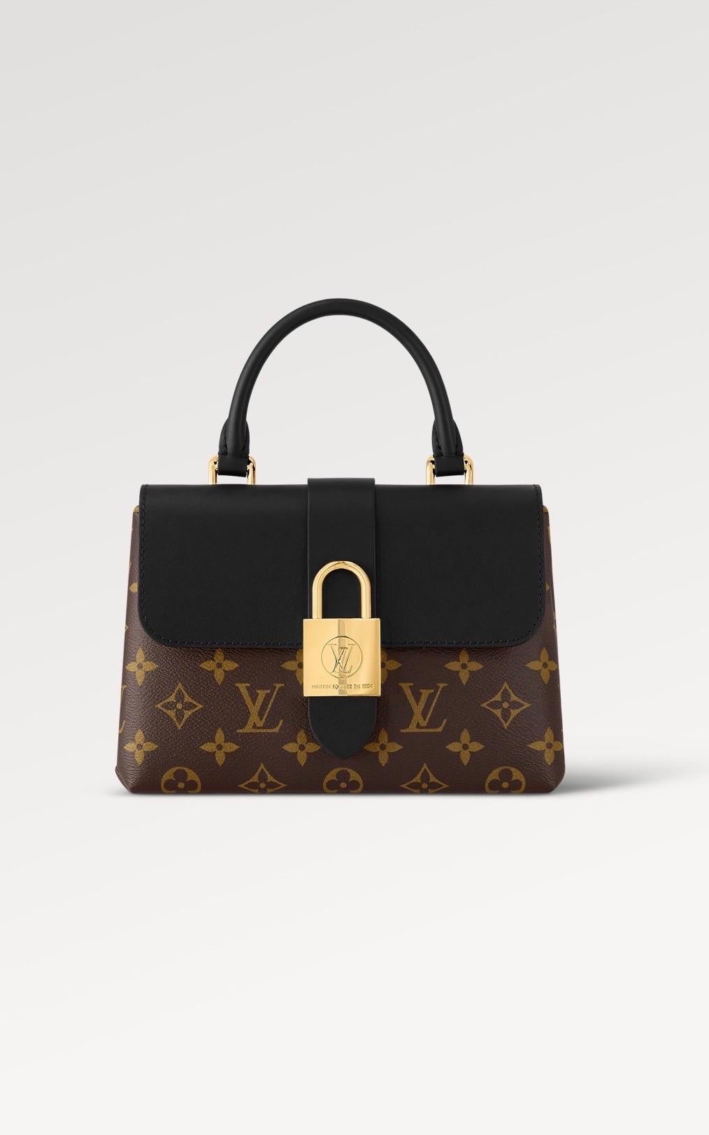 Louis Vuitton Locky Handbag Monogram Canvas with Leather BB 4