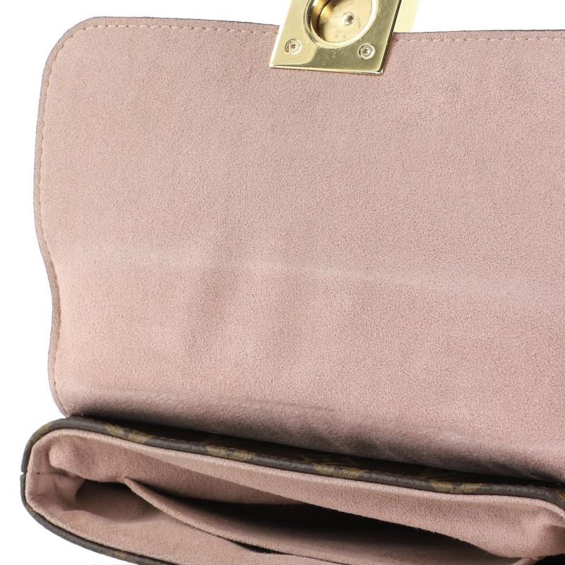 Louis Vuitton Locky Handtasche Monogramm Segeltuch mit Leder BB 4