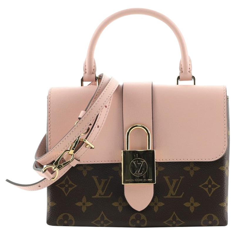 Louis Vuitton Locky Handbag Monogram Canvas with Leather BB