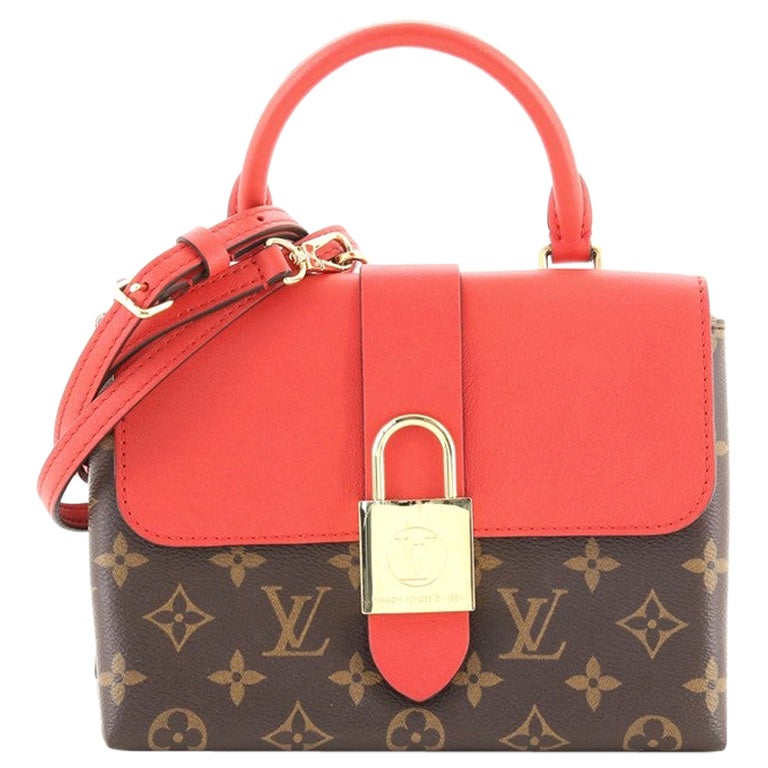 Louis Vuitton Locky Handbag Monogram Canvas with Leather BB