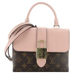 Louis Vuitton Locky Handtasche Monogramm Segeltuch mit Leder BB