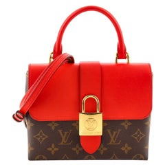 Louis Vuitton Locky Handbag Monogram Canvas with Leather BB