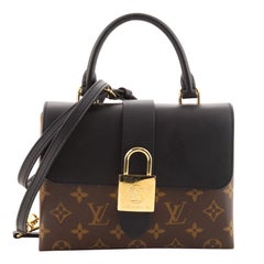 Louis Vuitton Locky Handbag Monogram Canvas with Leather BB