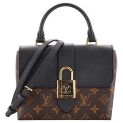 Louis Vuitton Locky Handbag Monogram Canvas with Leather BB