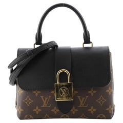 Louis Vuitton Locky Handtasche mit Monogramm aus Segeltuch mit Leder BB