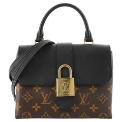 Louis Vuitton Locky Handtasche aus Segeltuch mit Monogramm und Leder BB