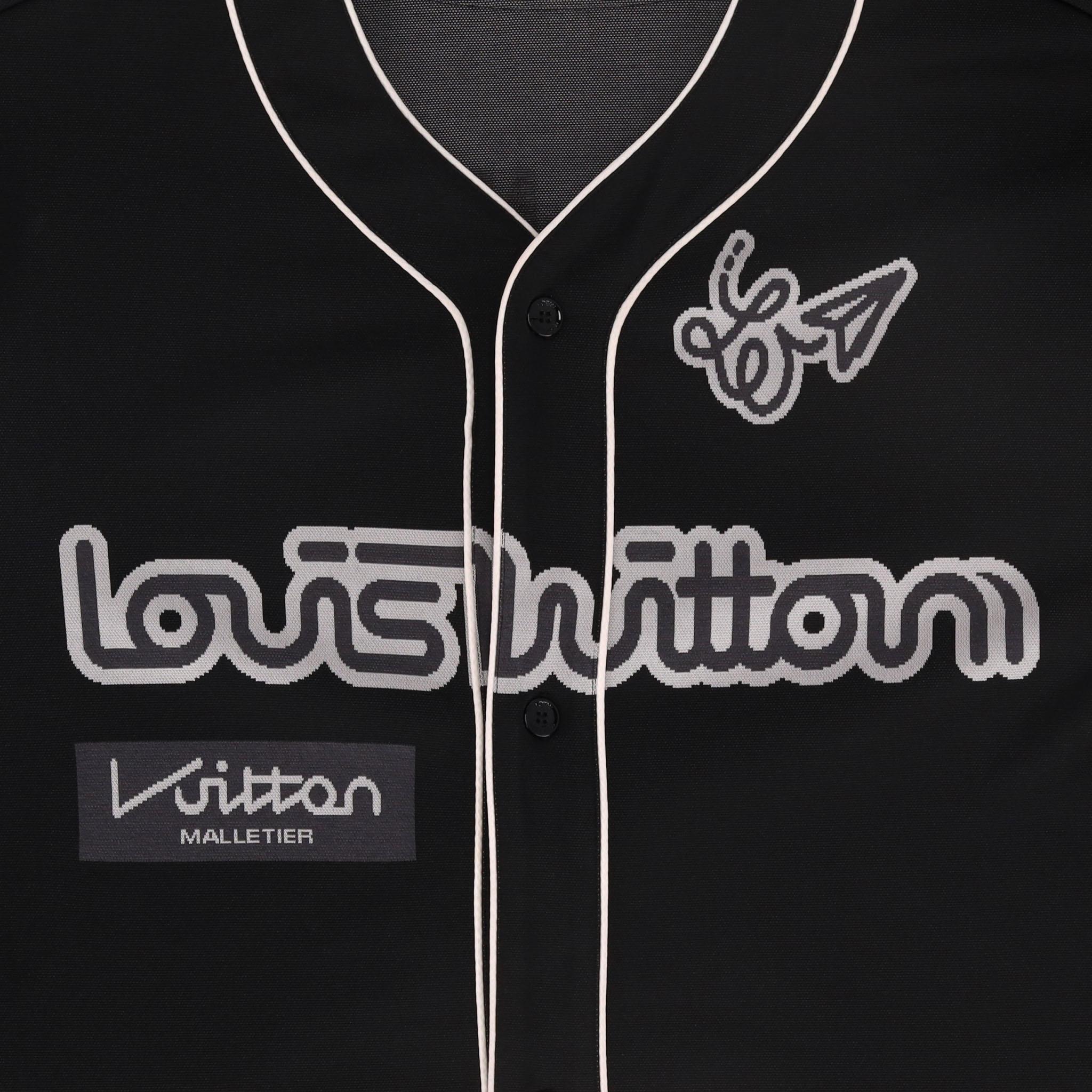 Camicia da baseball con logo Louis Vuitton In condizioni ottime in vendita a London, GB