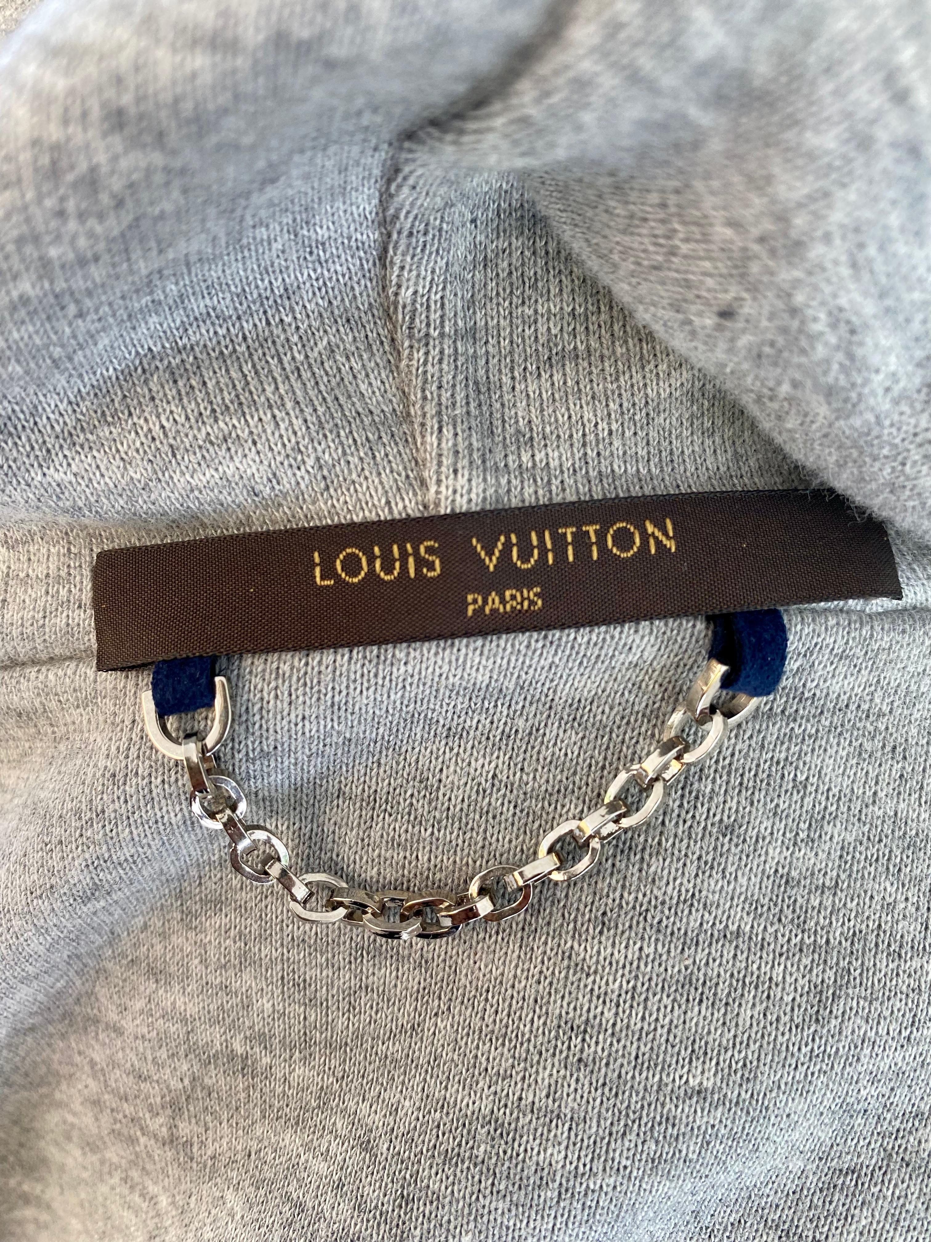 Louis Vuitton Logo Limited Edition Travel Hoodie Jacket For Sale 3