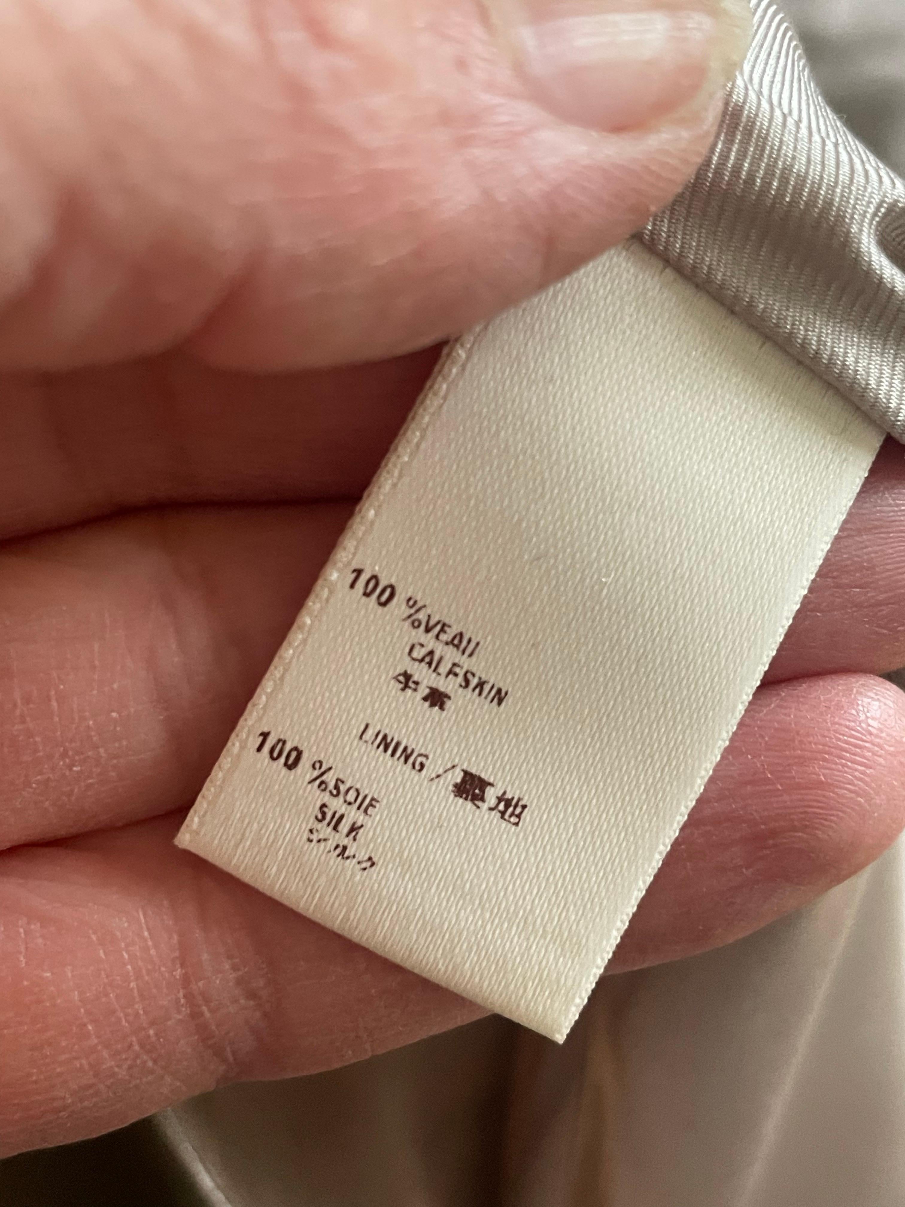 LOUIS VUITTON - Jupe en cuir avec monogramme et logo Pour femmes en vente