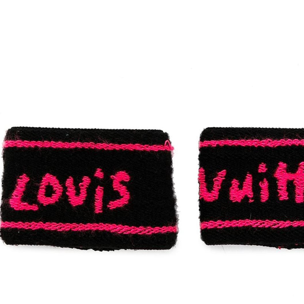 Women's or Men's Louis Vuitton logo-print wristbands