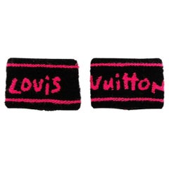 Louis Vuitton logo-print wristbands