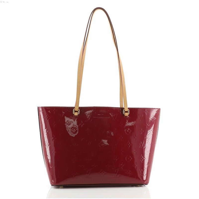 Louis Vuitton Long Beach Tote Monogram Vernis PM In Good Condition In NY, NY