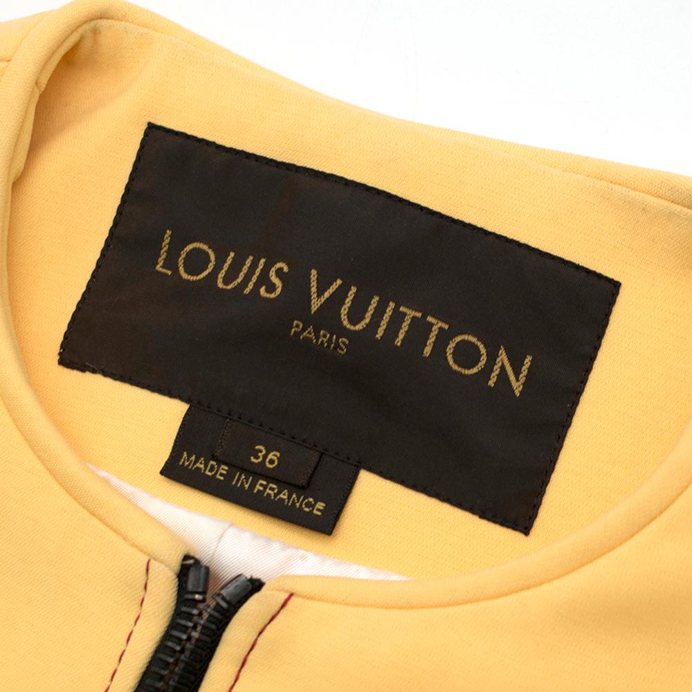 Women's Louis Vuitton Long-Sleeve Zipped A-line Dress 36 For Sale