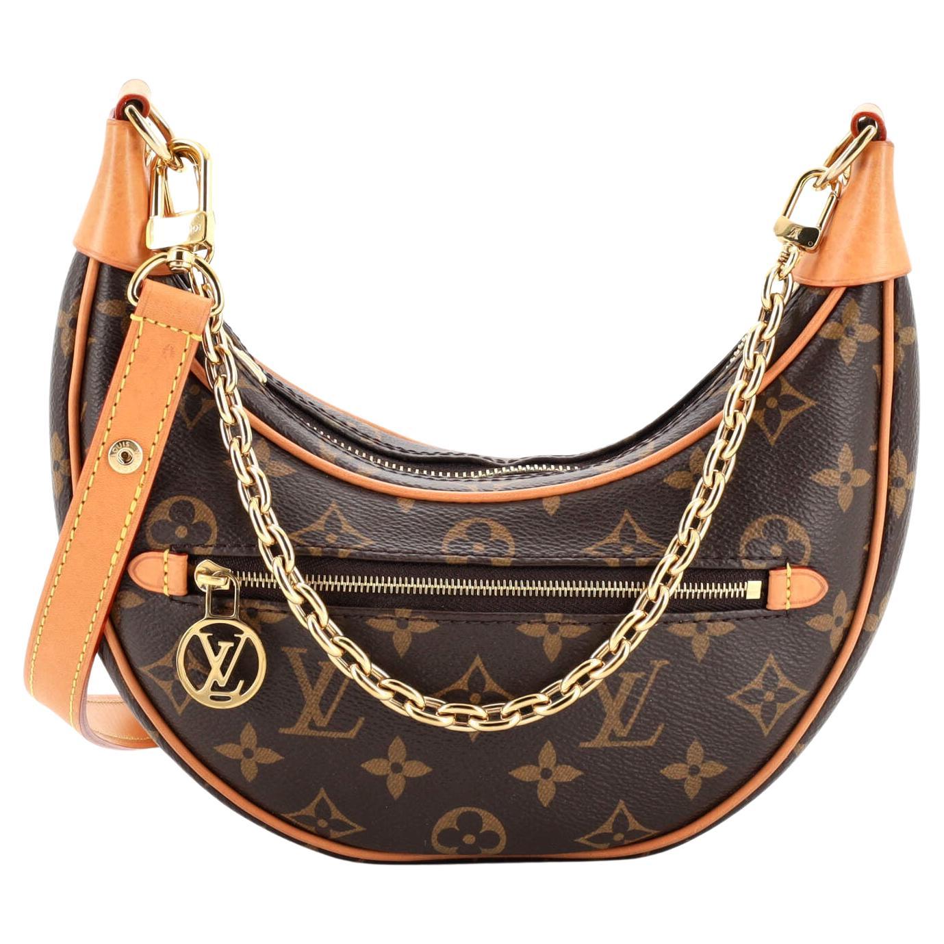 Louis Vuitton Loop Bag Floral Pattern Blue in Coated Canvas/Leather with  Gold-tone - US
