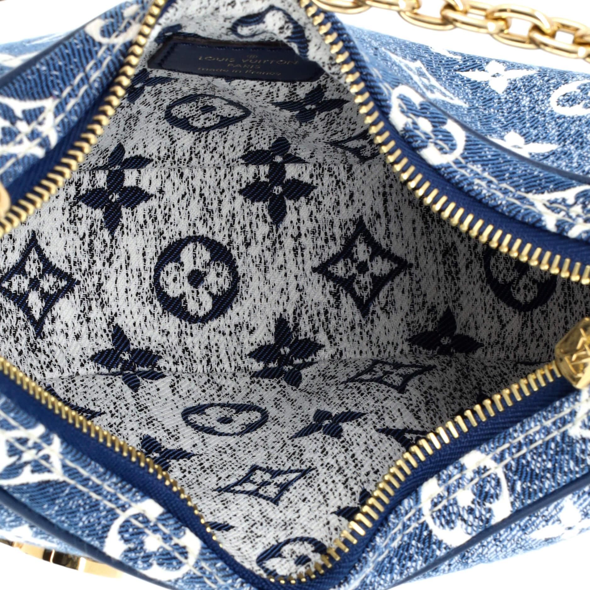 Women's or Men's Louis Vuitton Loop Handbag Monogram Jacquard Denim