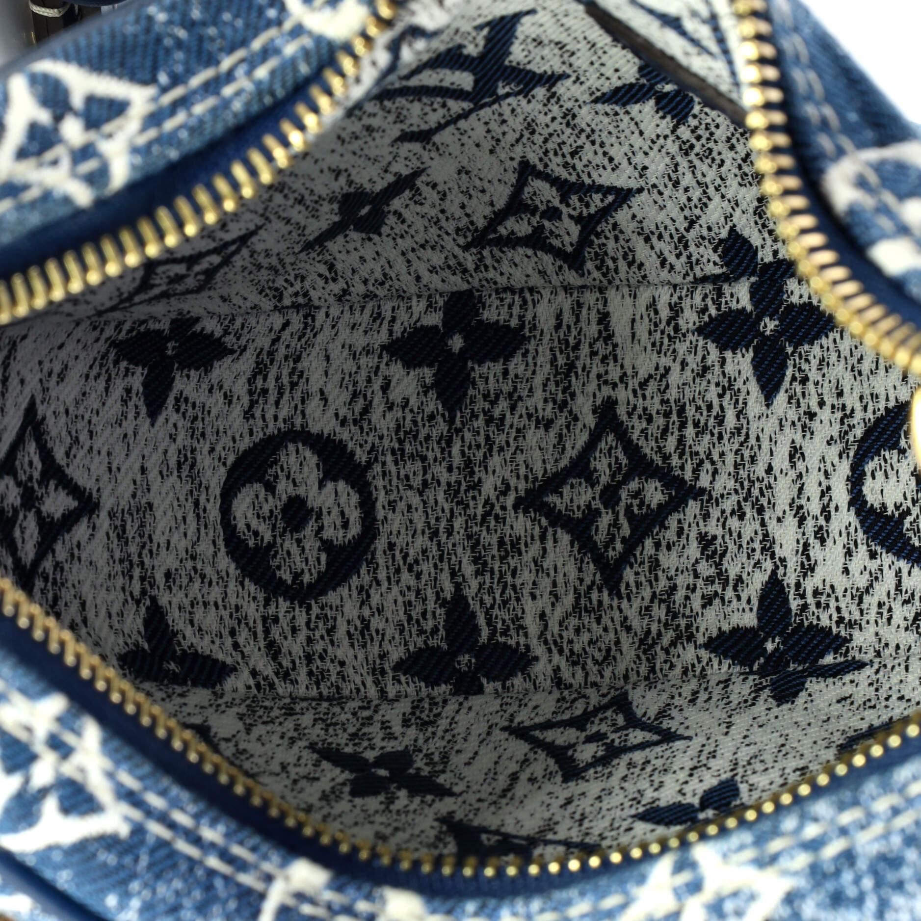 Louis Vuitton Loop Handbag Monogram Jacquard Denim 1