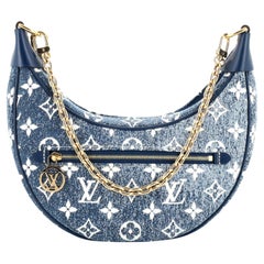 Louis Vuitton Loop Handbag Monogram Jacquard Denim