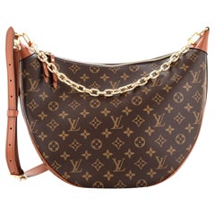 Louis Vuitton Brown Monogram Reverse Coated Canvas Pochette Métis Gold Hardware, 2020 (Very Good), Womens Handbag