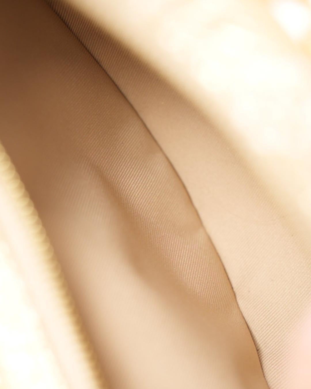 Louis Vuitton Loop PM Monogram Laminata Oro en vente 8