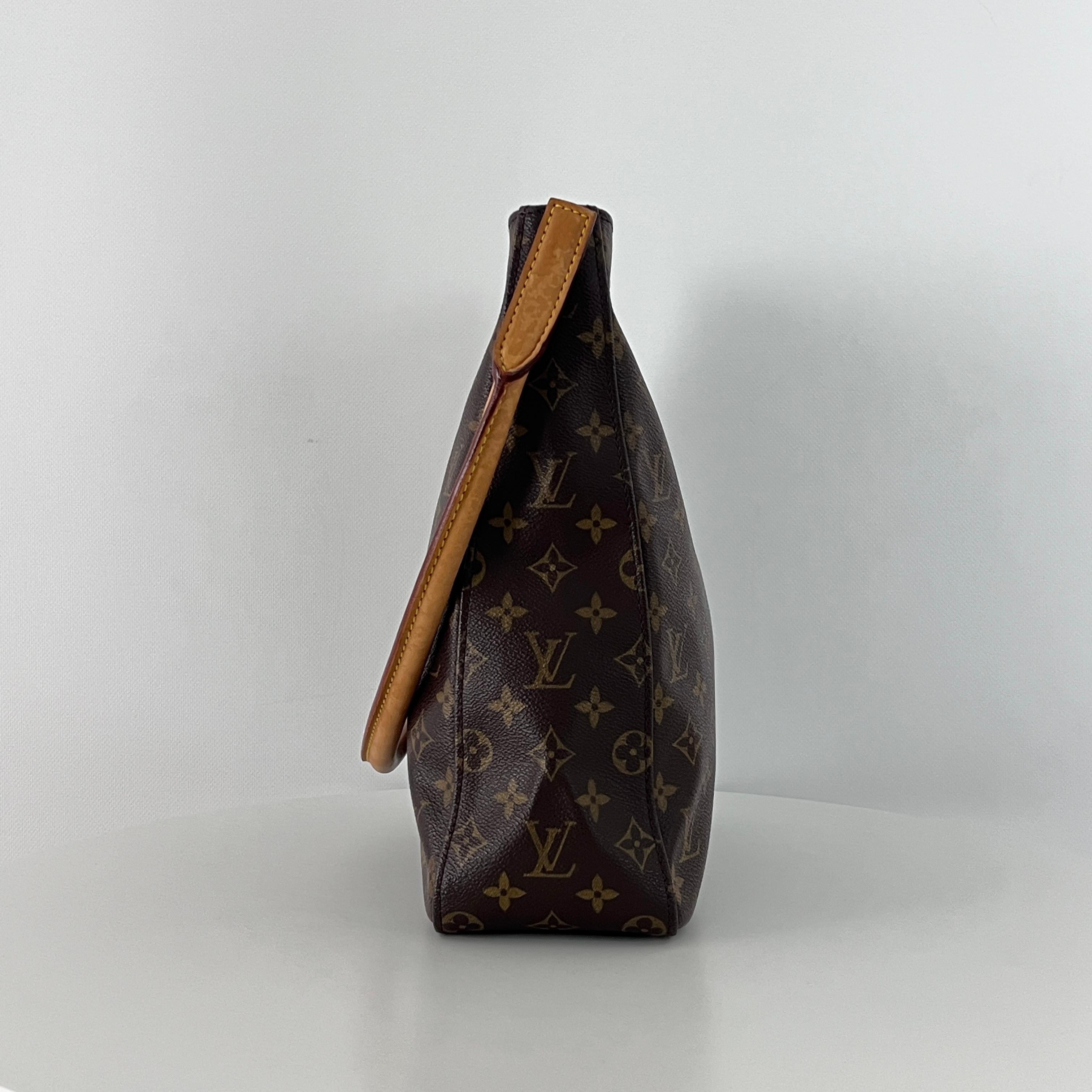 Louis Vuitton Looping GM Shoulder Bag Monogram Canvas Brown 2000 en vente 2