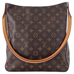 Louis Vuitton Looping GM Shoulder Bag Monogram Canvas Brown 2000
