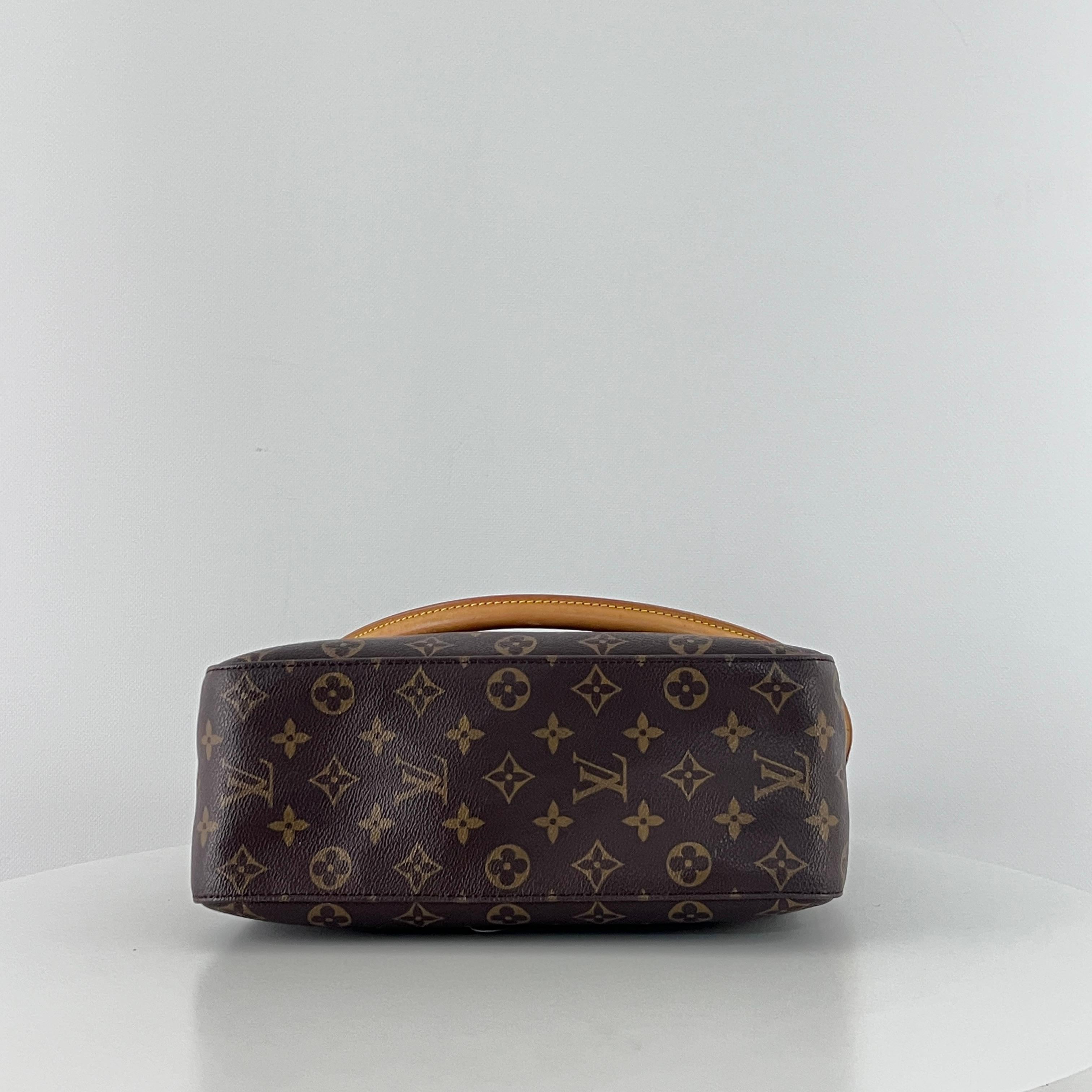 Louis Vuitton Looping GM Shoulder Bag Monogram Canvas Brown 2001 en vente 1