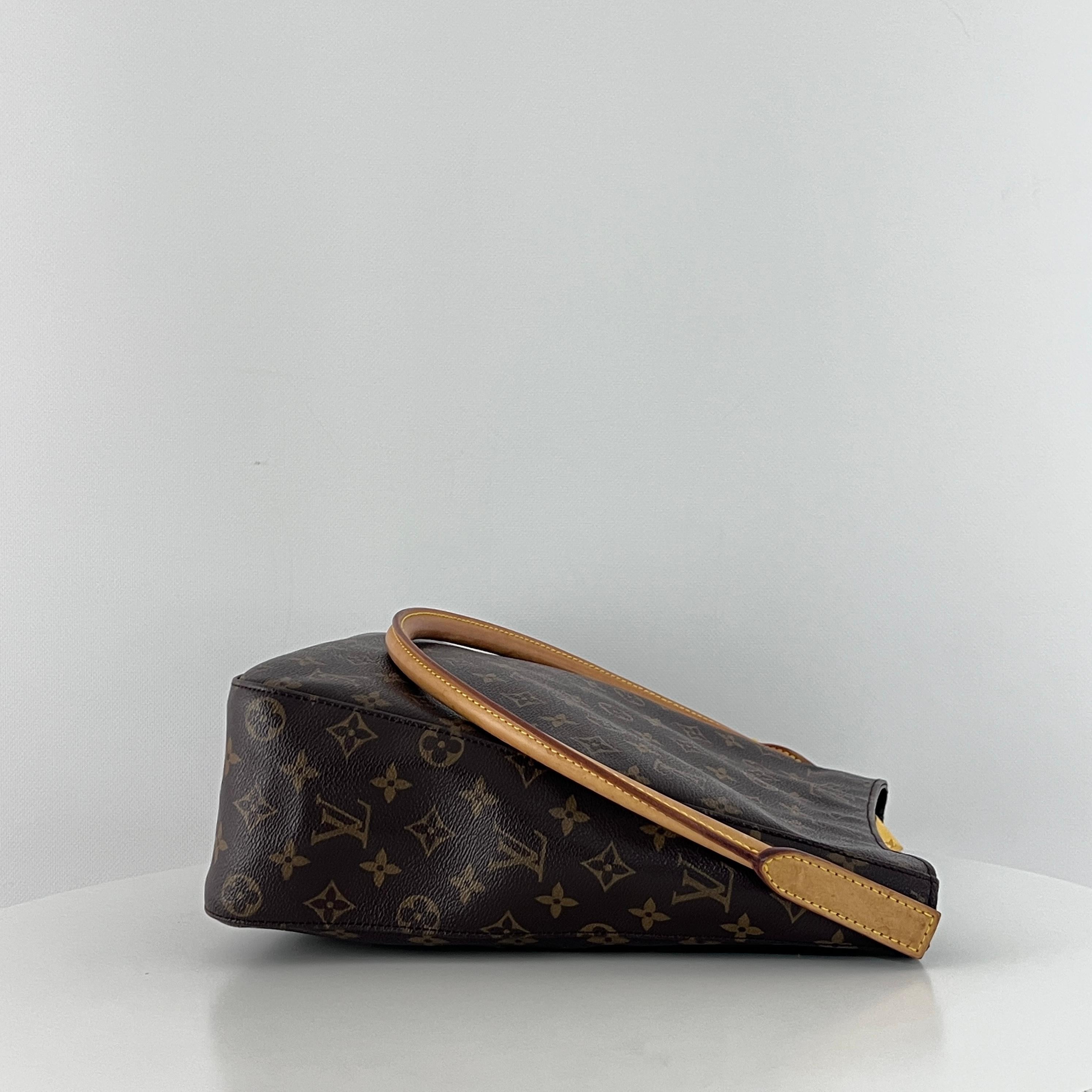 Louis Vuitton Looping GM Shoulder Bag Monogram Canvas Brown 2001 en vente 2