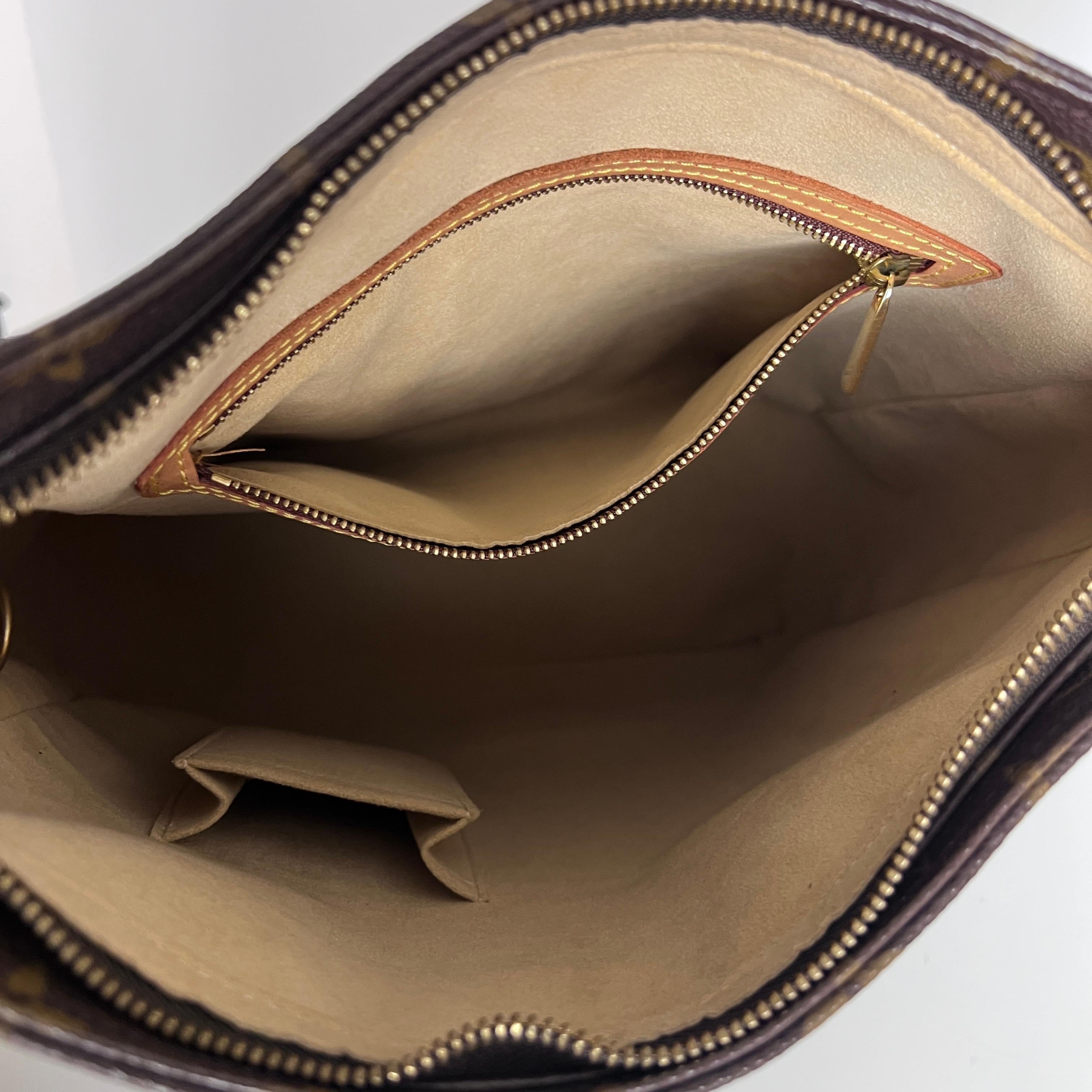 Louis Vuitton Looping GM Shoulder Bag Monogram Canvas Brown 2001 en vente 3