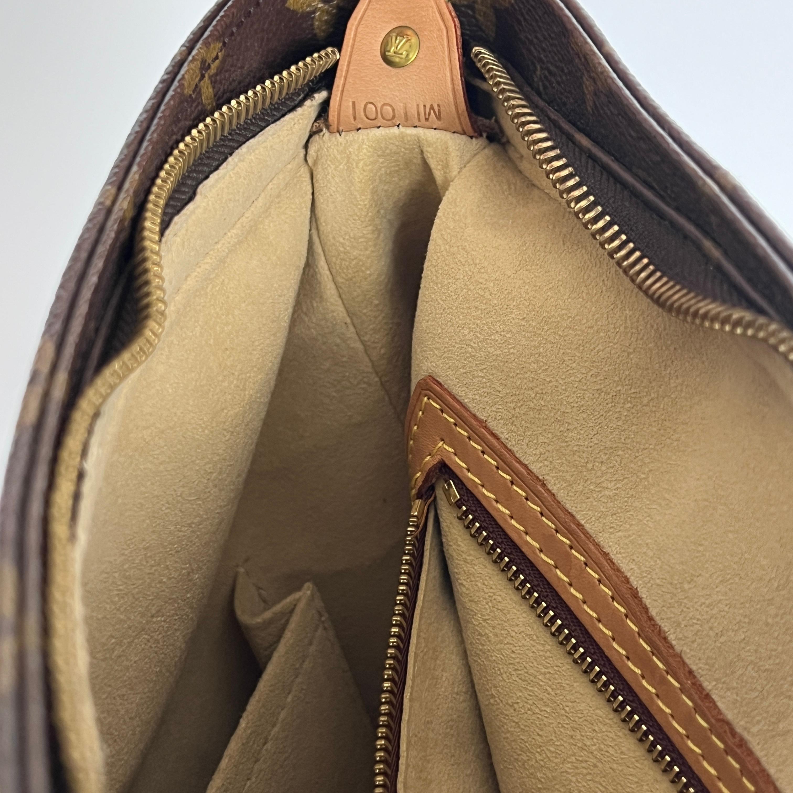 Louis Vuitton Looping GM Shoulder Bag Monogram Canvas Brown 2001 en vente 4