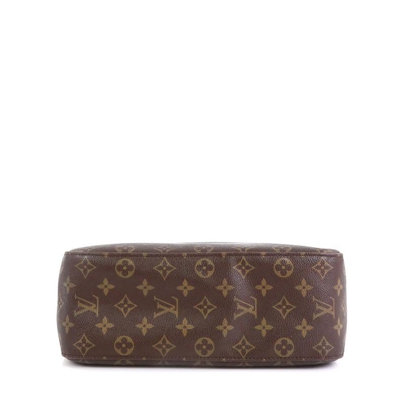 Louis Vuitton Looping Handbag Monogram Canvas GM In Fair Condition In NY, NY