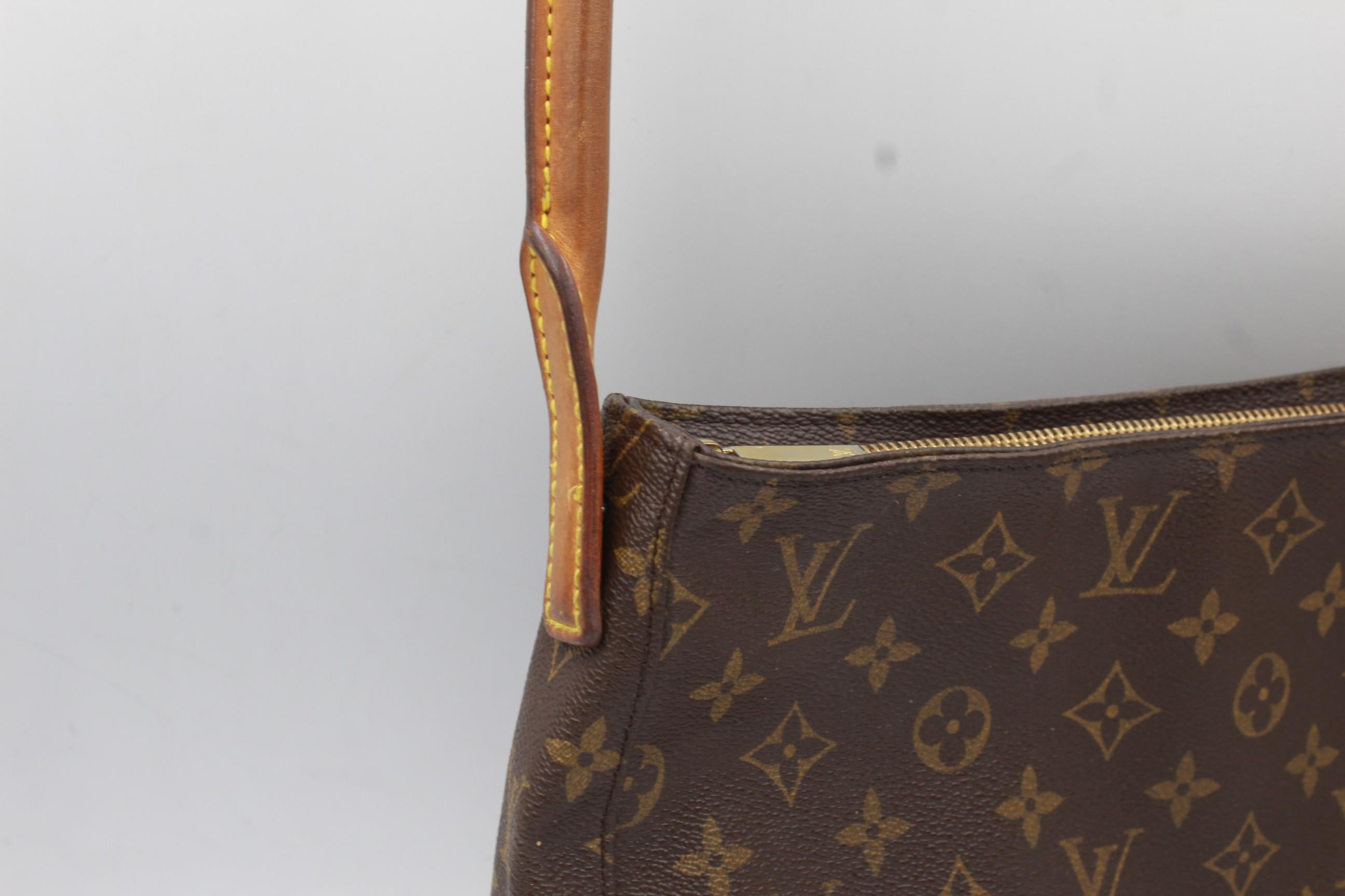 Louis Vuitton Looping handbgag in monogram canvas In Good Condition For Sale In Paris, FR