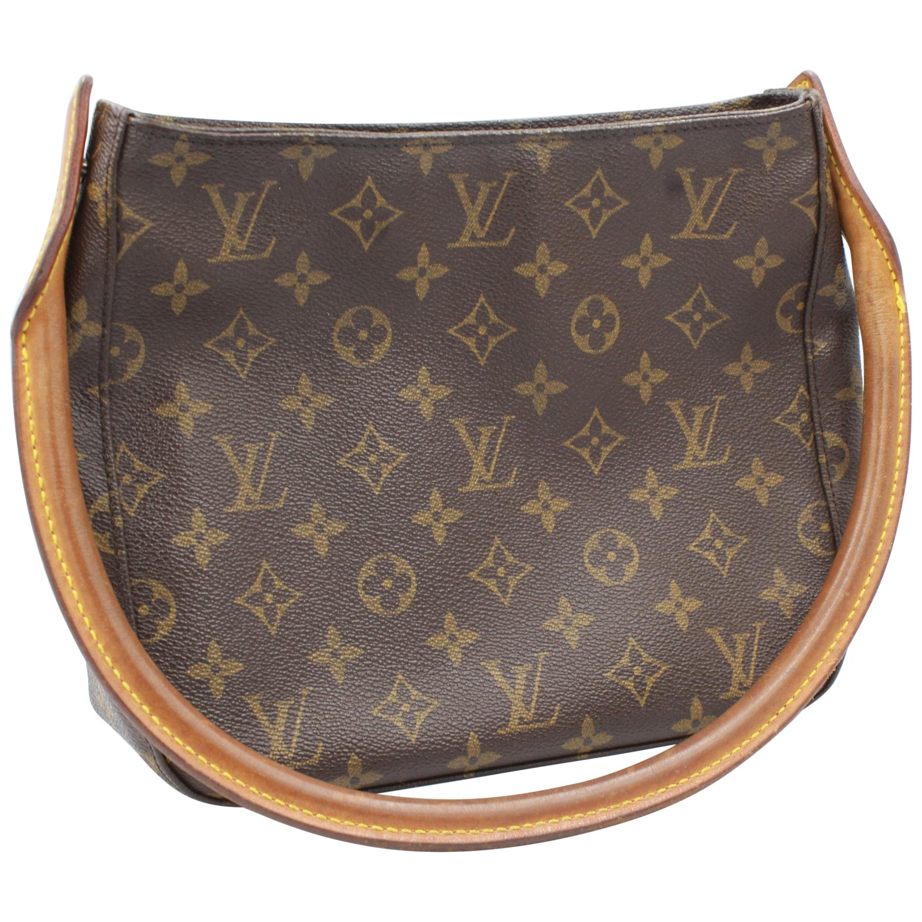 Louis Vuitton Looping handbgag in monogram canvas For Sale