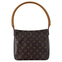 Louis Vuitton Looping MM Shoulder Bag Monogram Canvas Brown 2002