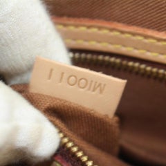 Louis Vuitton Looping Monogram Mini Pm Flap 869127 Brown Coated Canvas Shoulder