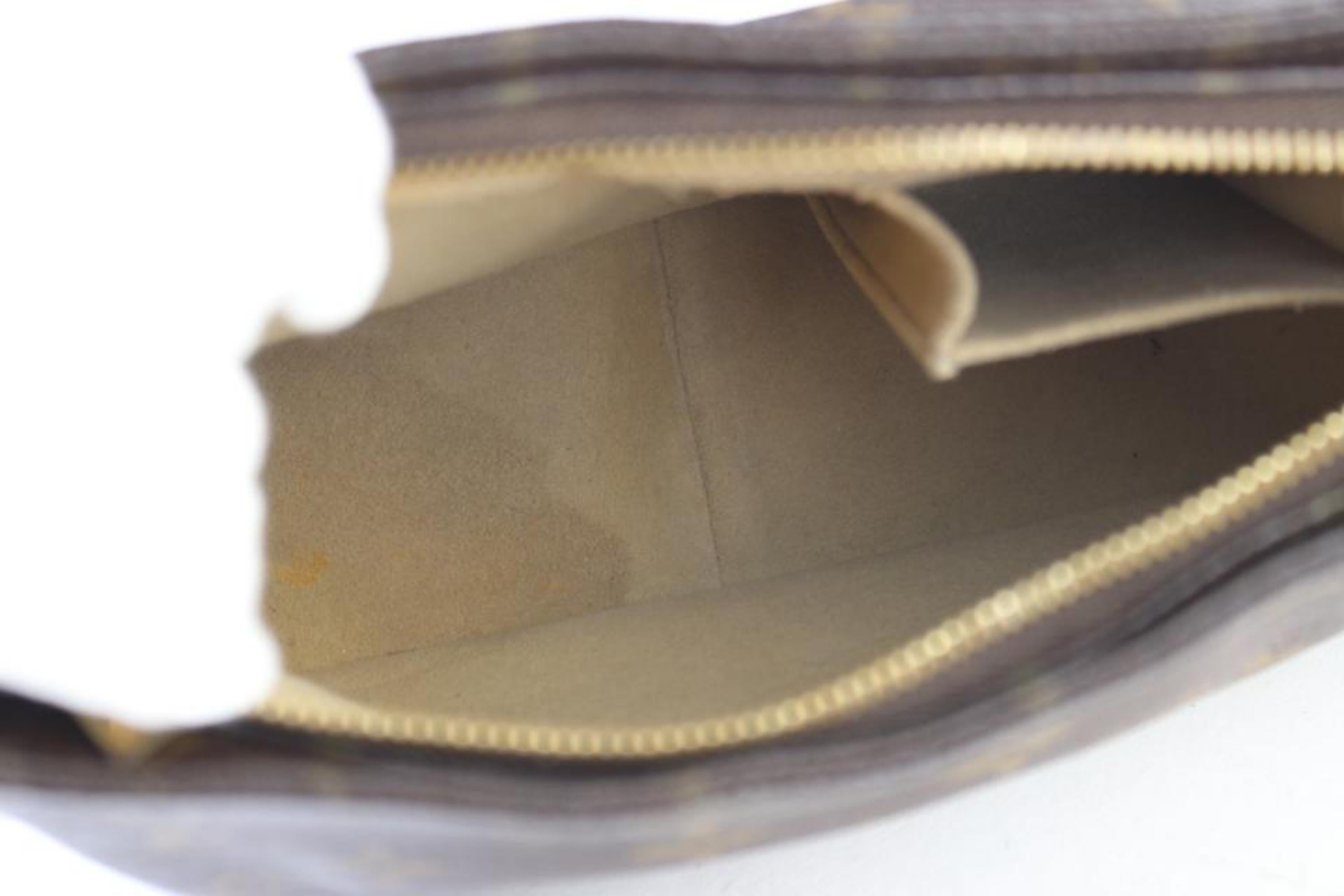 Louis Vuitton Looping Monogram Mm 6lz0625 Brown Coated Canvas Shoulder Bag For Sale 6