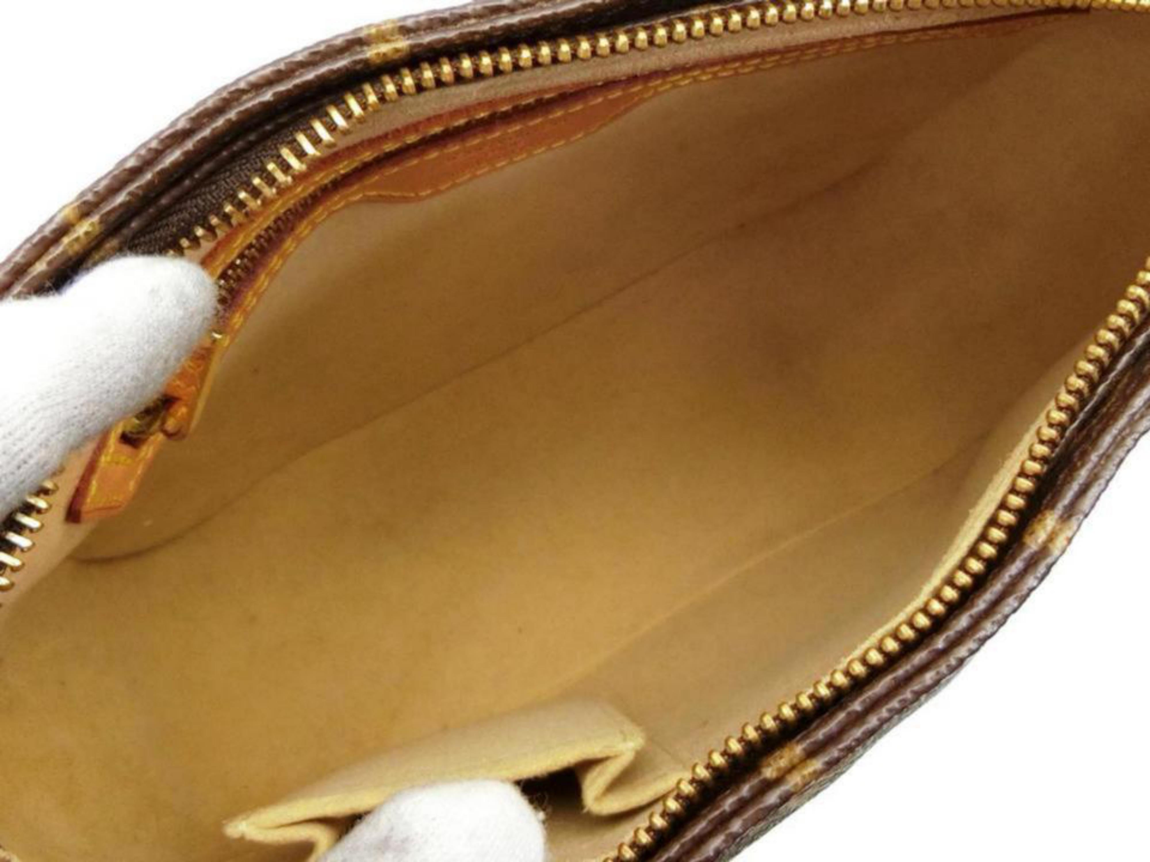Louis Vuitton Looping Monogram Mm Zip Hobo 228910 Coated Canvas Shoulder Bag For Sale 5