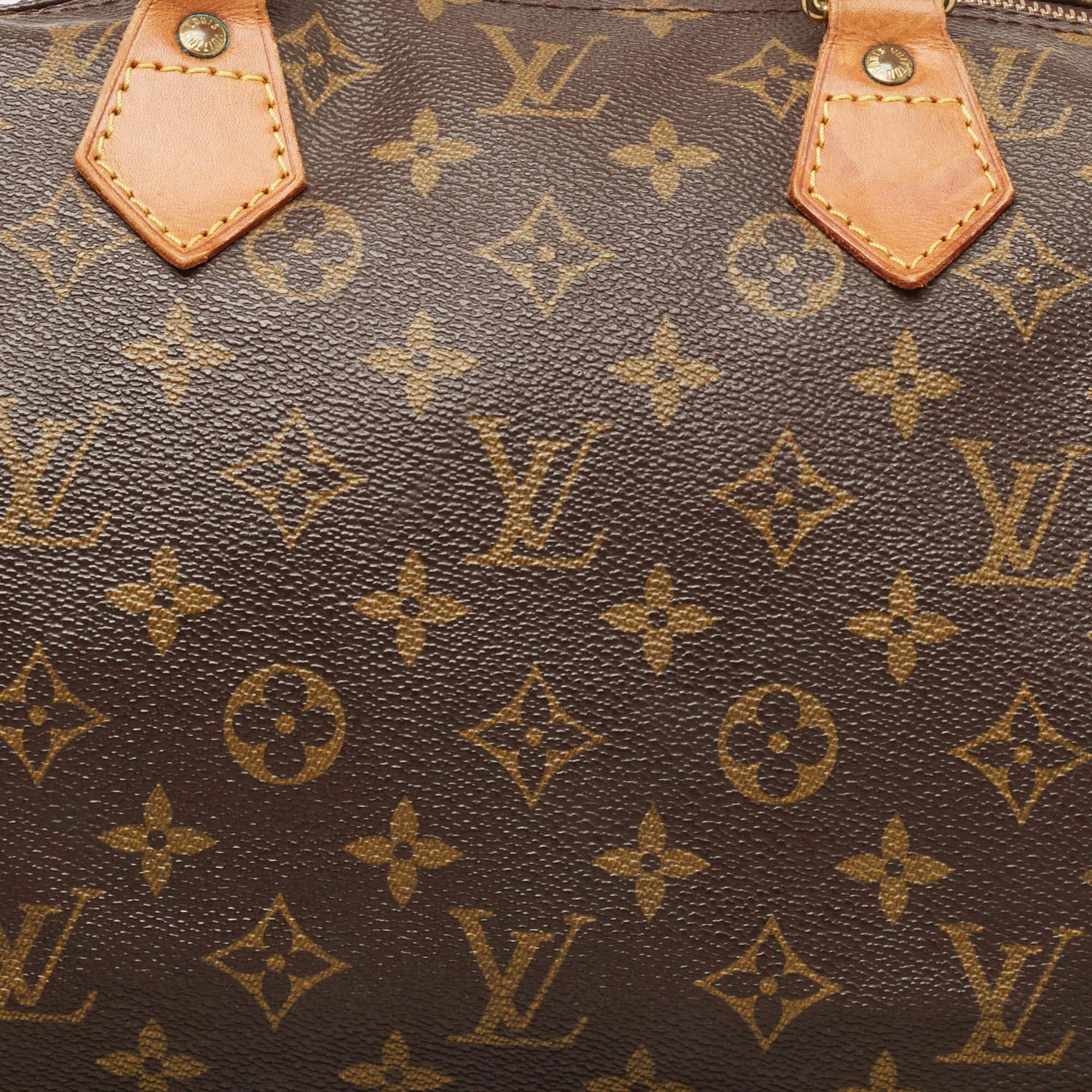Louis Vuitton Louis Vuitton Monogramm Canvas Speedy 40 Tasche Damen im Angebot